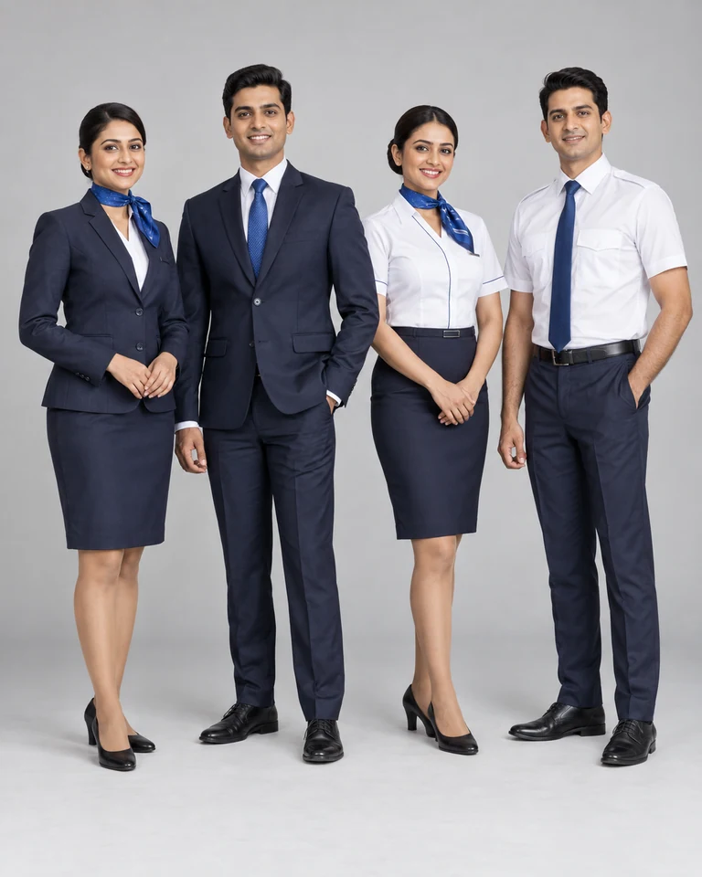 Cabin crew skirts and trousers
