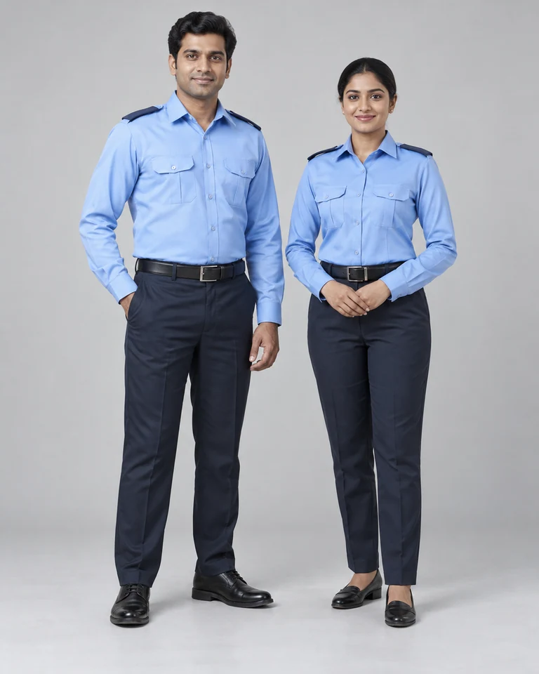 Facility supervisor shirts and trousers