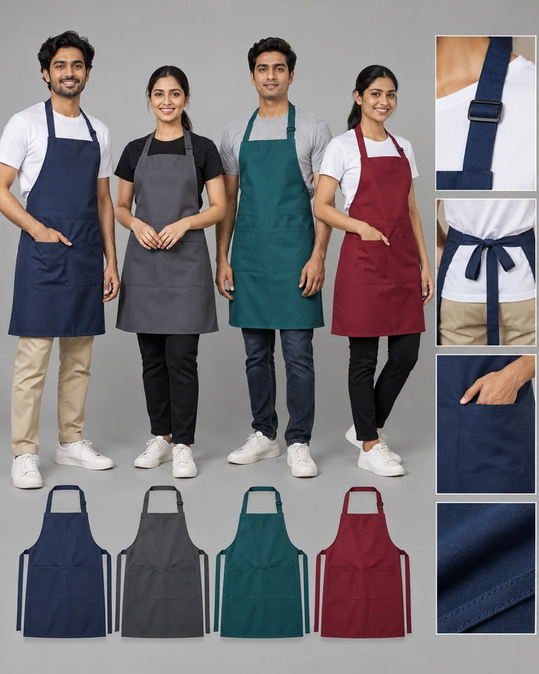 In-store demo aprons