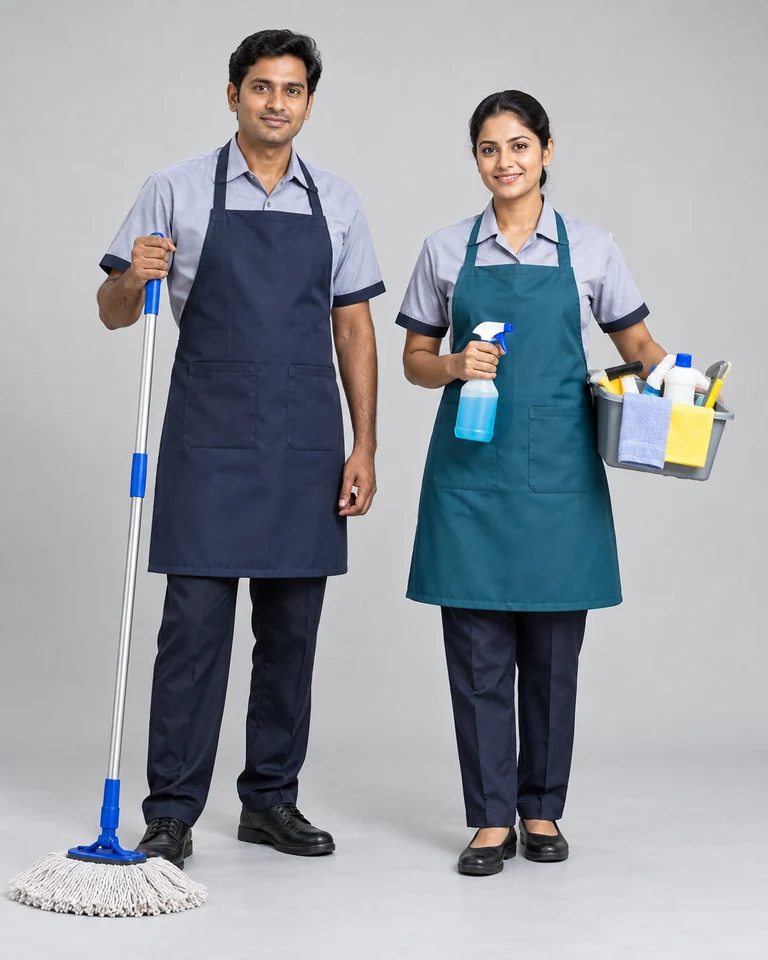 Janitorial aprons