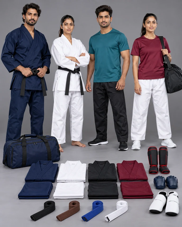 Martial arts training uniforms