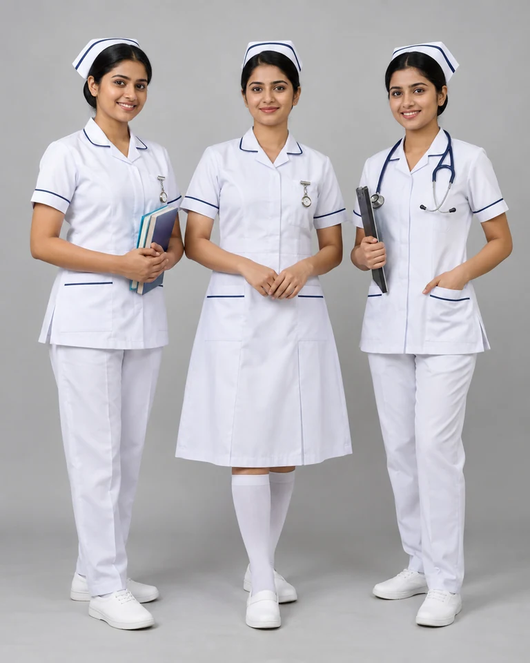 Nursing training uniforms