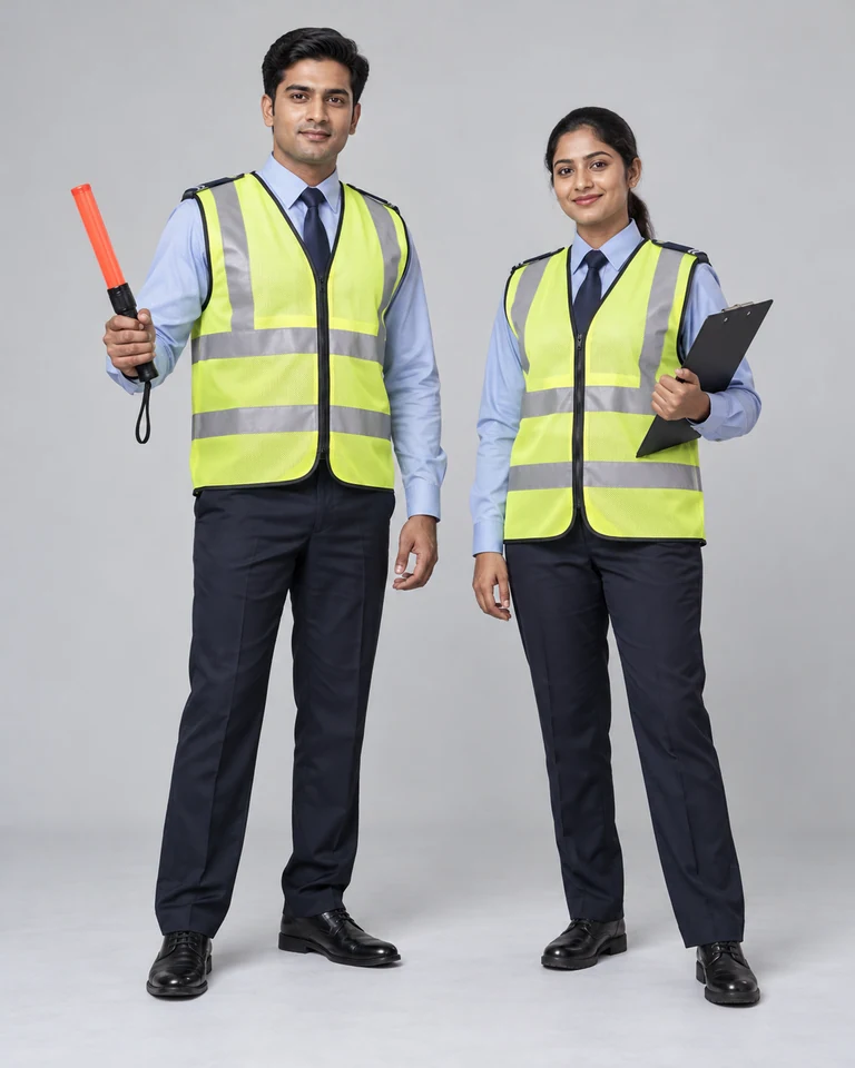 Parking attendant vests
