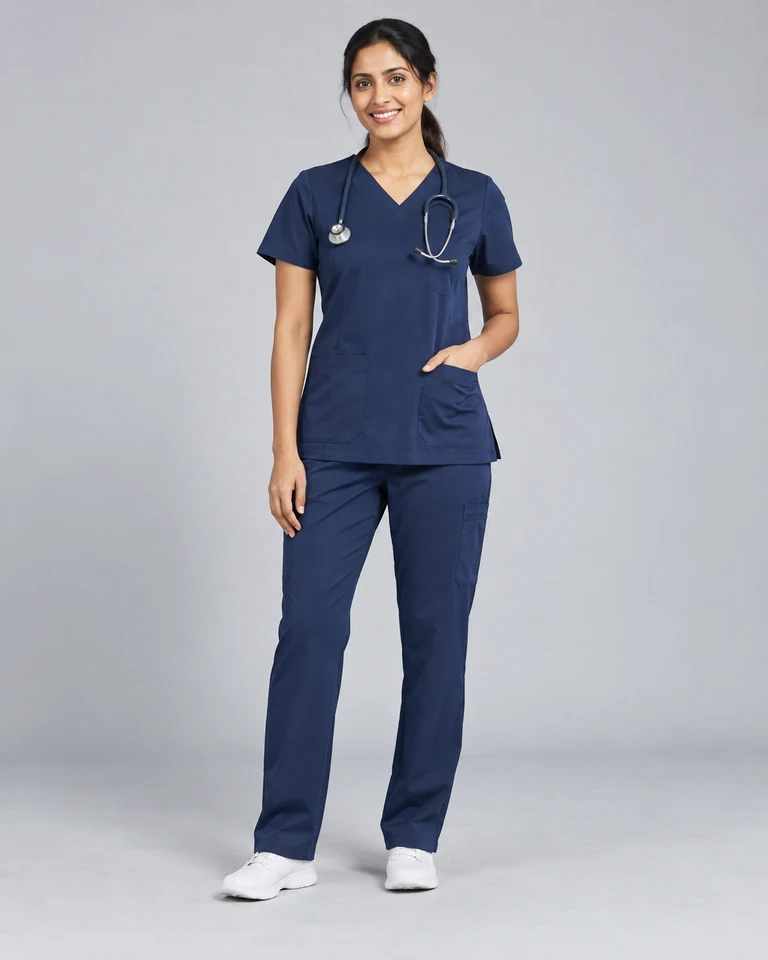 Premium stretch scrubs